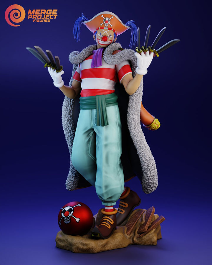 Figura de Buggy el Payaso - One Piece | Edición de Coleccionista | Escala 1/6 - tu tienda de impresión 3D