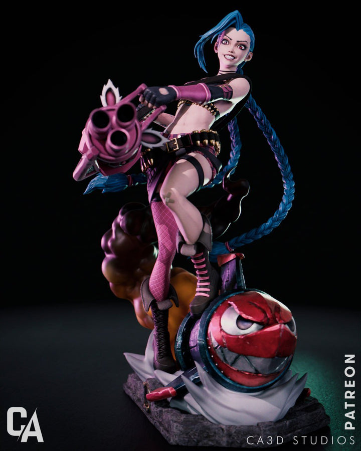 Figura de Jinx - League of Legends | Arcane | Edición Limitada | Escala 1/6 - tu tienda de impresión 3D