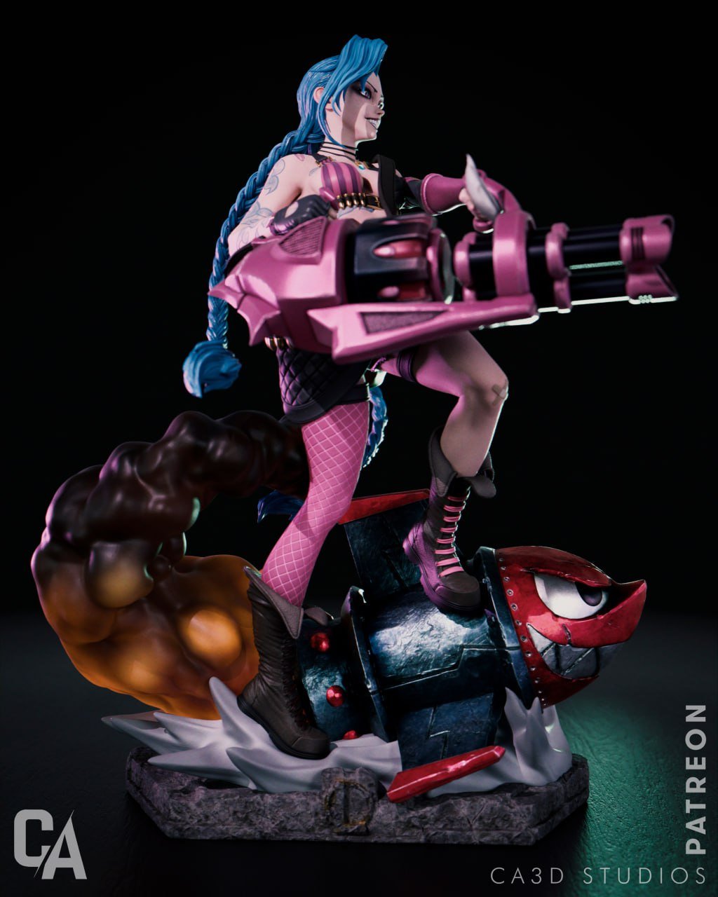 Figura de Jinx - League of Legends | Arcane | Edición Limitada | Escala 1/6 - tu tienda de impresión 3D