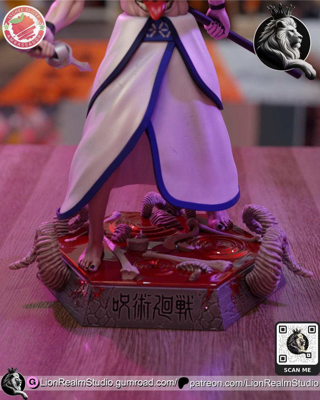 Figura de Sukuna - Jujutsu Kaisen | Rey de las Maldiciones | Edición Limitada | Escala 1/6 - tu tienda de impresión 3D