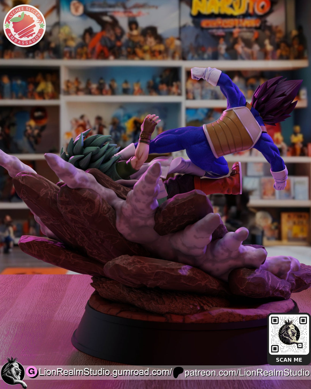 Figura de Vegeta Ultra Ego vs Granolah - Dragon Ball Super | Batalla Épica | Edición Limitada | Escala 1/6 - tu tienda de impresión 3D