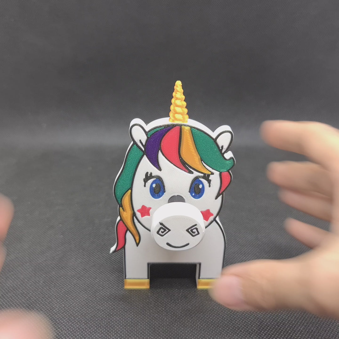 Unicorn model glasses holder