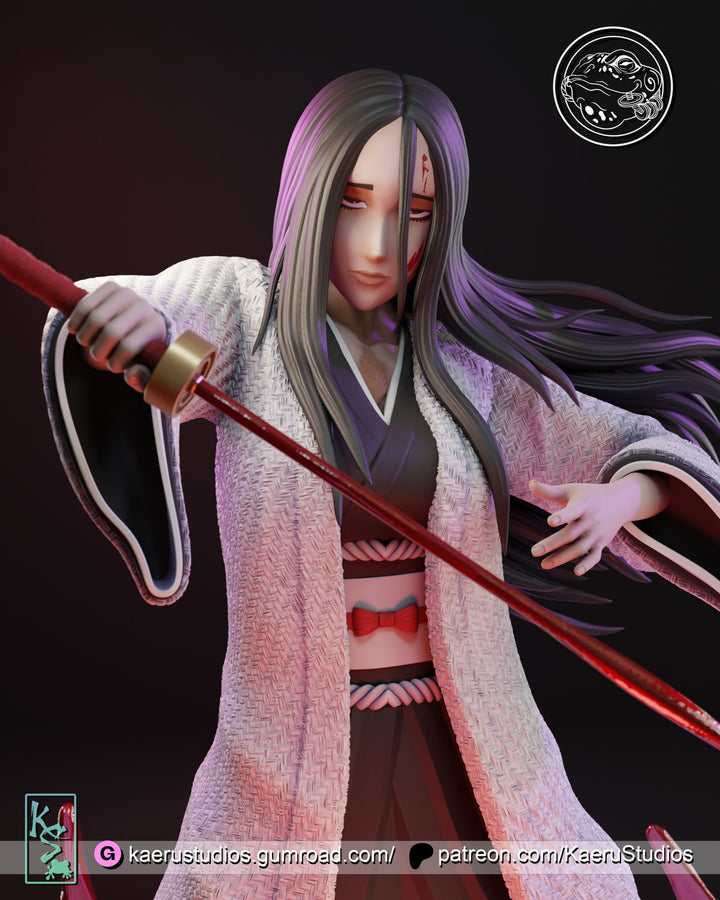 Figura de resina Retsu Unohana de Bleach