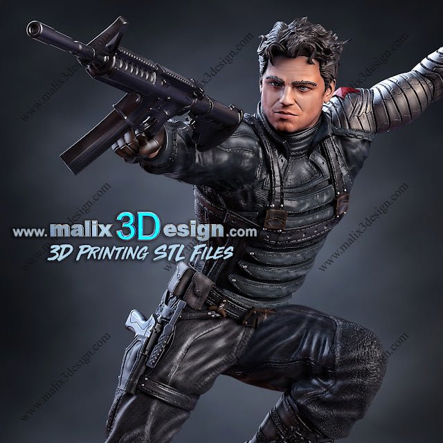 WINTER SOLDIER BY MALIX3DESING (Unpainted Assembly Kit) / Painted to order!