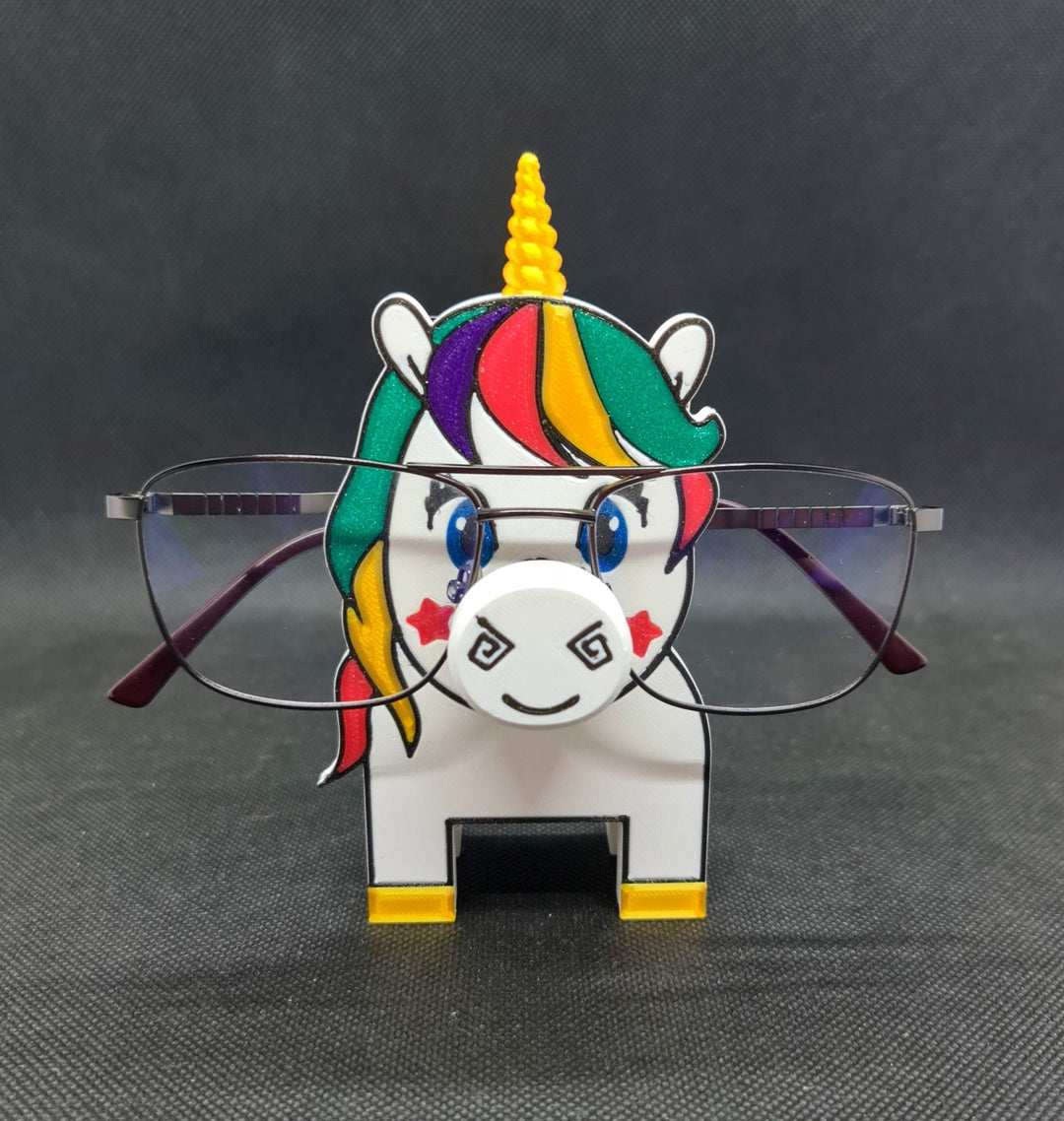 Unicorn model glasses holder