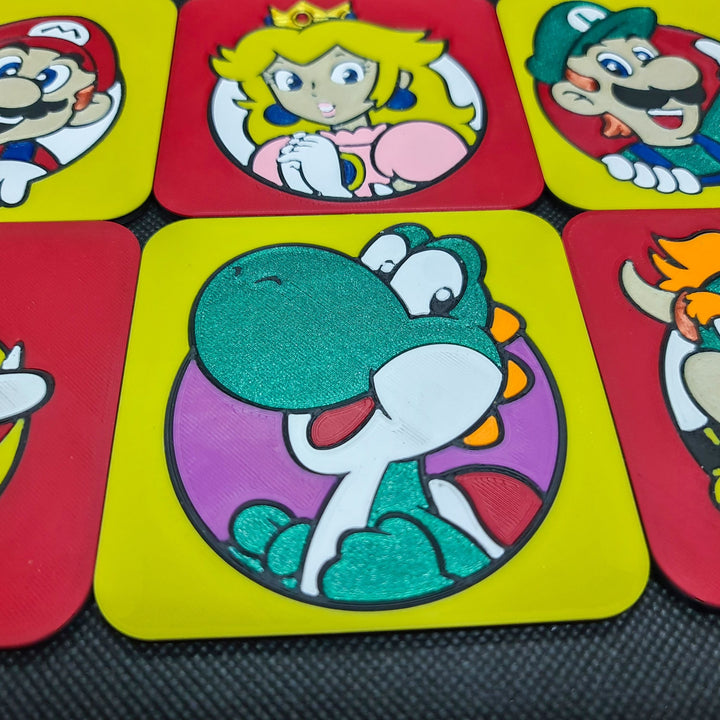Posa Vasos Super Mario Bros Fan Art