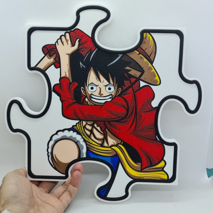 Cuadros Puzzle 3D de Anime: Colecciona, Decora y Personaliza Tu Espacio con Luffy, Ace y Nanami