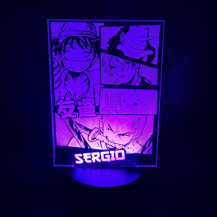 ¡Ilumina tu Espacio con la Magia de One Piece! Descubre Nuestra Lámpara LED Personalizada.