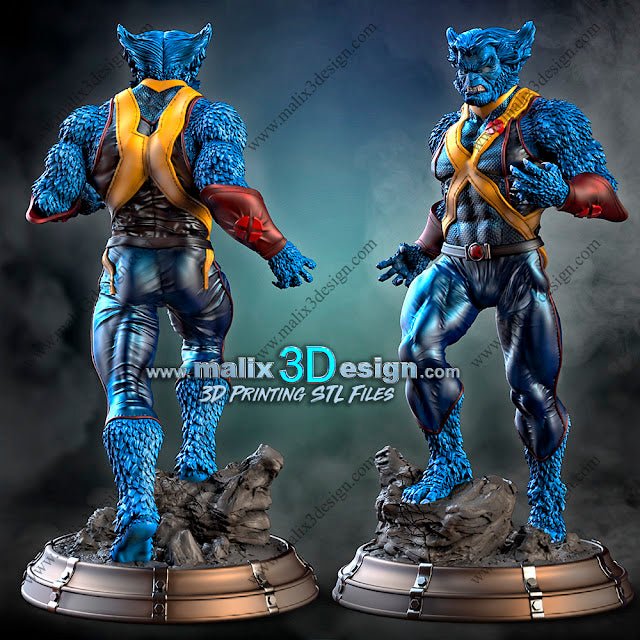 THE BEAST X-MAN BY MALIX3DESING (Unpainted Assembly Kit) / Painted on request!