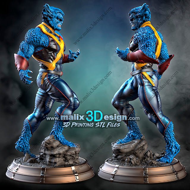 THE BEAST X-MAN BY MALIX3DESING (Unpainted Assembly Kit) / Painted on request!