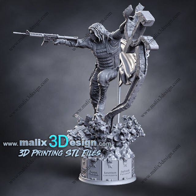 WINTER SOLDIER BY MALIX3DESING (Unpainted Assembly Kit) / Painted to order!