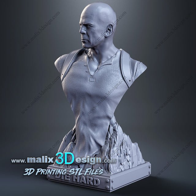 JOHN MCCLANE (BUSTO) DE MALIX3DESING