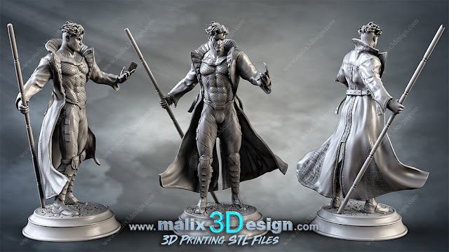 GAMBIT X-MEN BY MALIX3DESING (Unpainted Assembly Kit) / Painted to order!