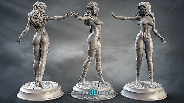 JEAN GRAY X-MEN BY MALIX3DESING (Unpainted Assembly Kit) / Painted to order!