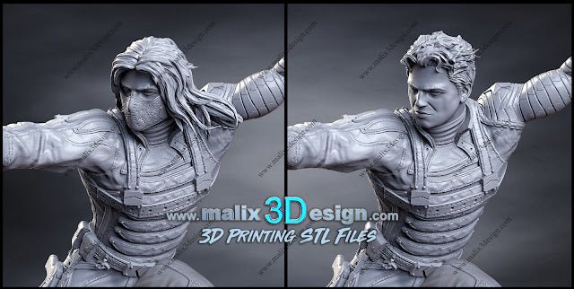 WINTER SOLDIER BY MALIX3DESING (Unpainted Assembly Kit) / Painted to order!