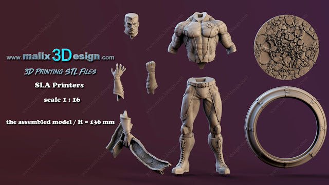 COLOSSUS BY MALIX3DESING (Unpainted Assembly Kit) / Painted to order!