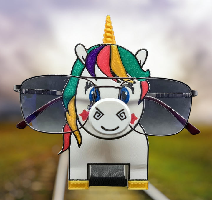 Unicorn model glasses holder