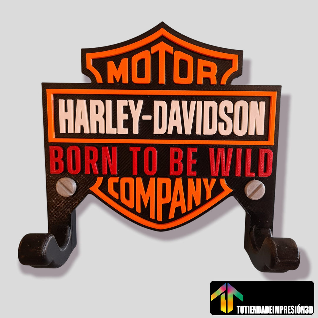 Soporte decorativo Harley Davidson para cascos/Chaqueta