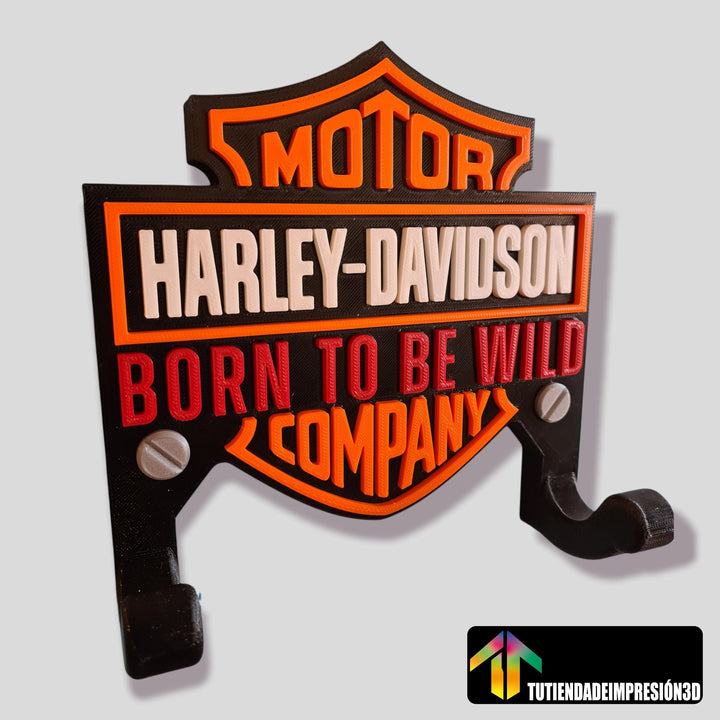 Soporte decorativo Harley Davidson para cascos/Chaqueta