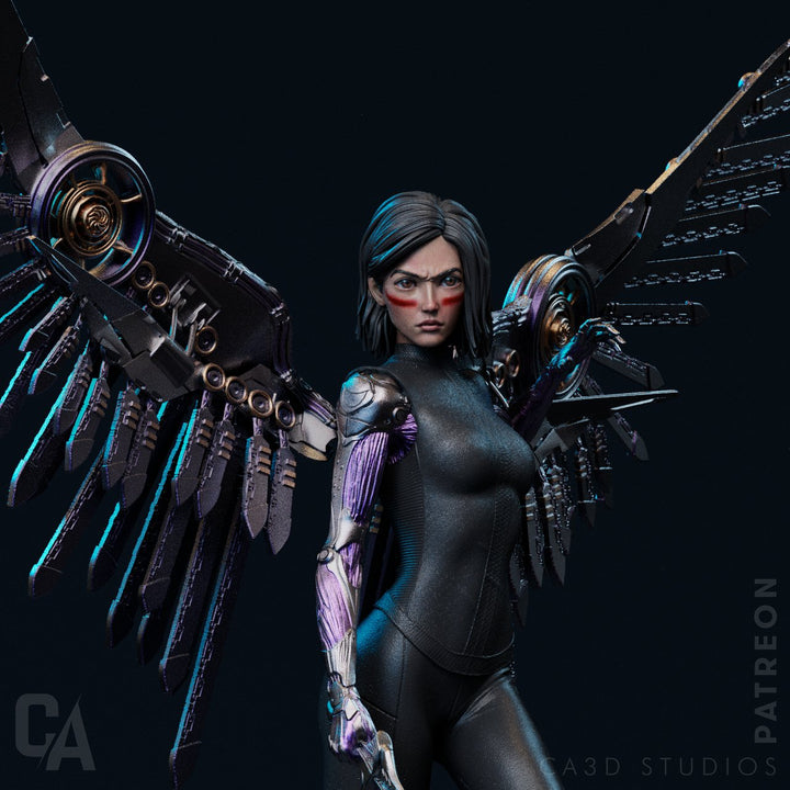 Figura de Resina de Alita: ¡Descubre la Heroína Cyborg!