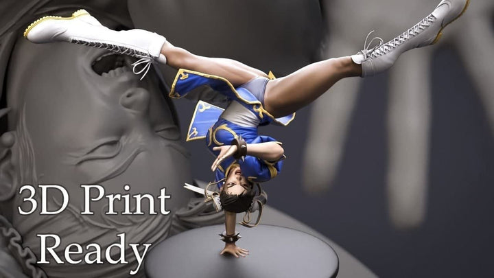 Chun li Street Fighter (Unpainted Assembly Kit) / Painted to order!