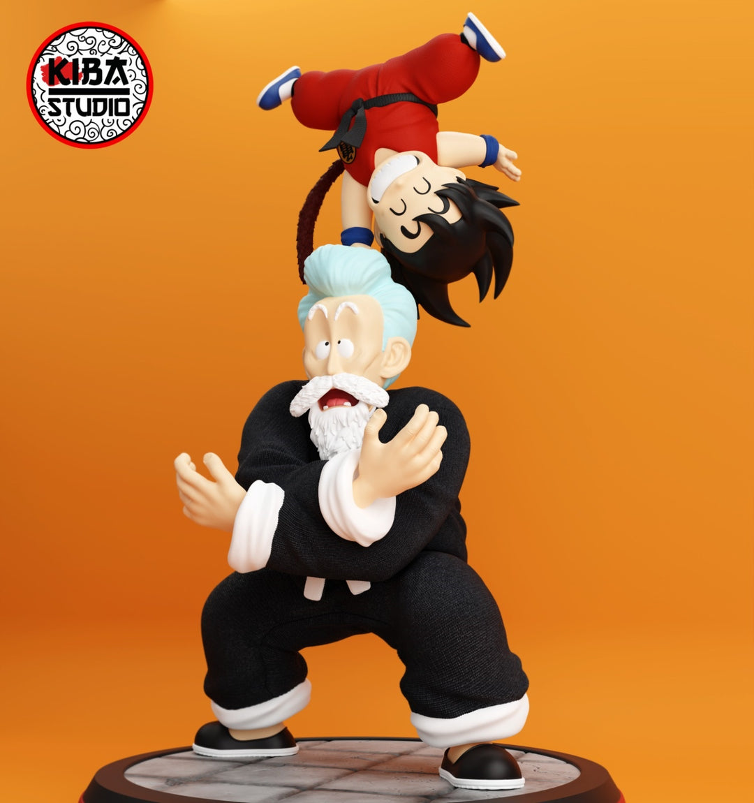 Goku &amp; Roshi (Free Shipping) (Unpainted Assembly Kit) / Painted to order!