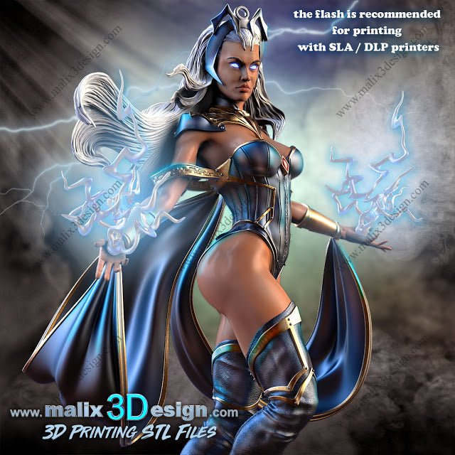 STORM X-MEN DE MALIX3DESING