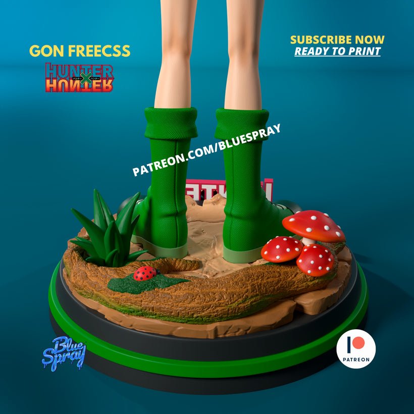Aventúrate con Gon Freecss: Figura de Colección a Escala 1/6 de Hunter x Hunter - tu tienda de impresión 3D