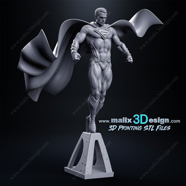 SUPERMAN BY MALIX3DESING (Unpainted Assembly Kit) / Painted to order!