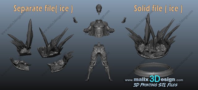 ICE MAN X-MAN DE MALIX3DESING