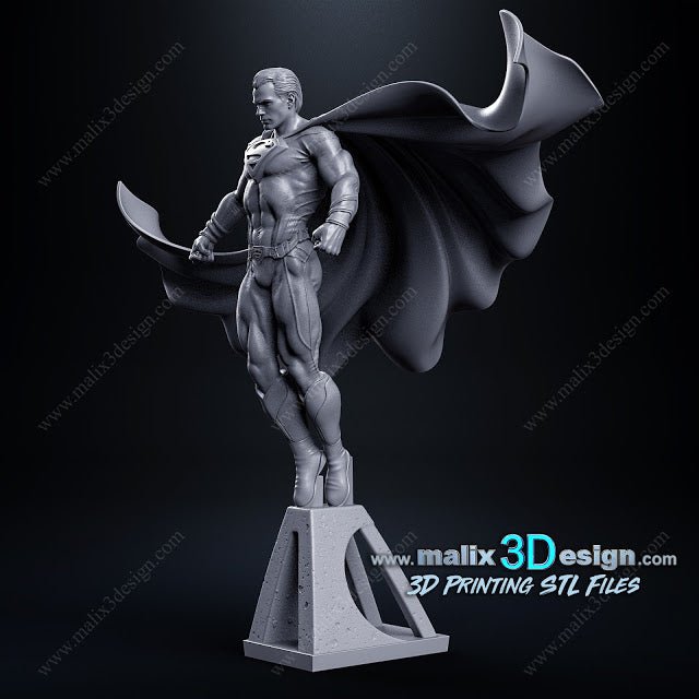 SUPERMAN BY MALIX3DESING (Unpainted Assembly Kit) / Painted to order!