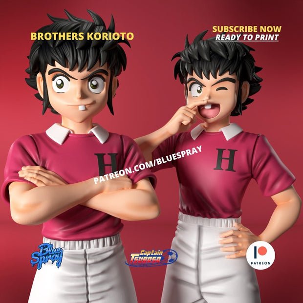 La Fuerza de los Hermanos Koriotto en tu Colección! Figuras a Escala 1/6 de Captain Tsubasa - tu tienda de impresión 3D