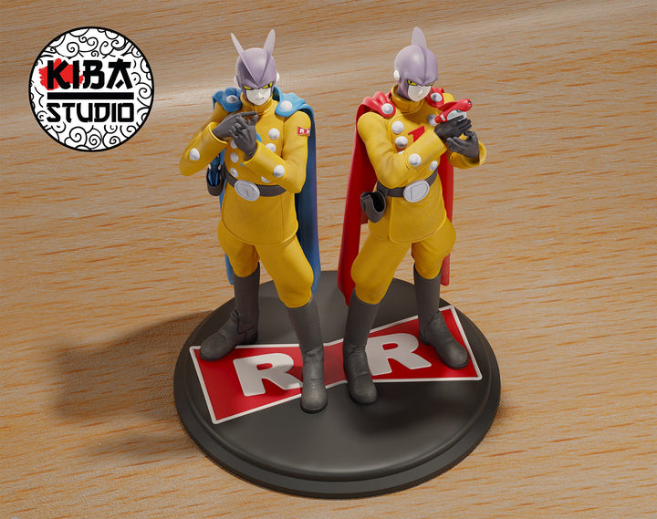 Figuras de Resina de Gamma 1 y Gamma 2: La Fuerza de Red Ribbon de Dragon Ball Super Super Hero a tu Alcance