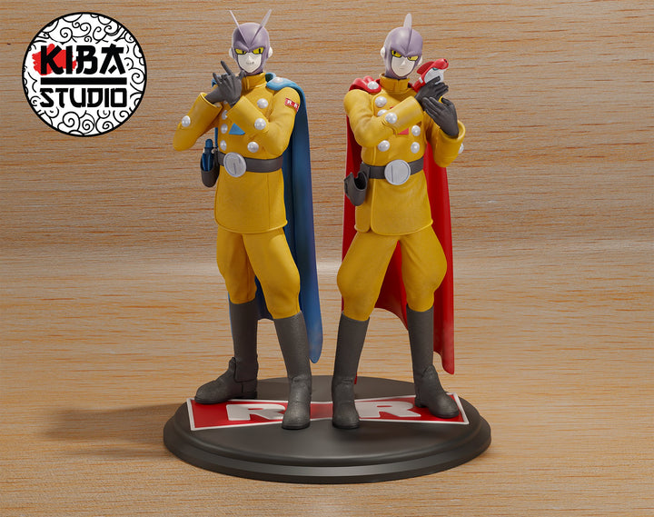 Figuras de Resina de Gamma 1 y Gamma 2: La Fuerza de Red Ribbon de Dragon Ball Super Super Hero a tu Alcance