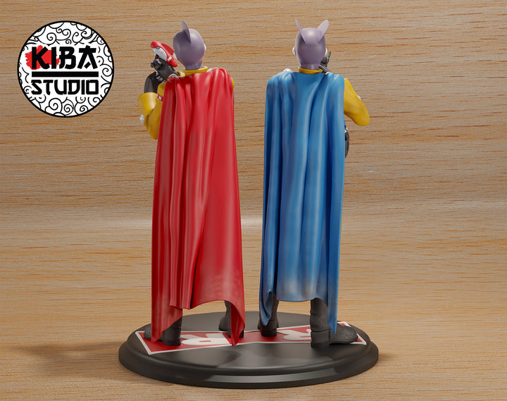 Figuras de Resina de Gamma 1 y Gamma 2: La Fuerza de Red Ribbon de Dragon Ball Super Super Hero a tu Alcance