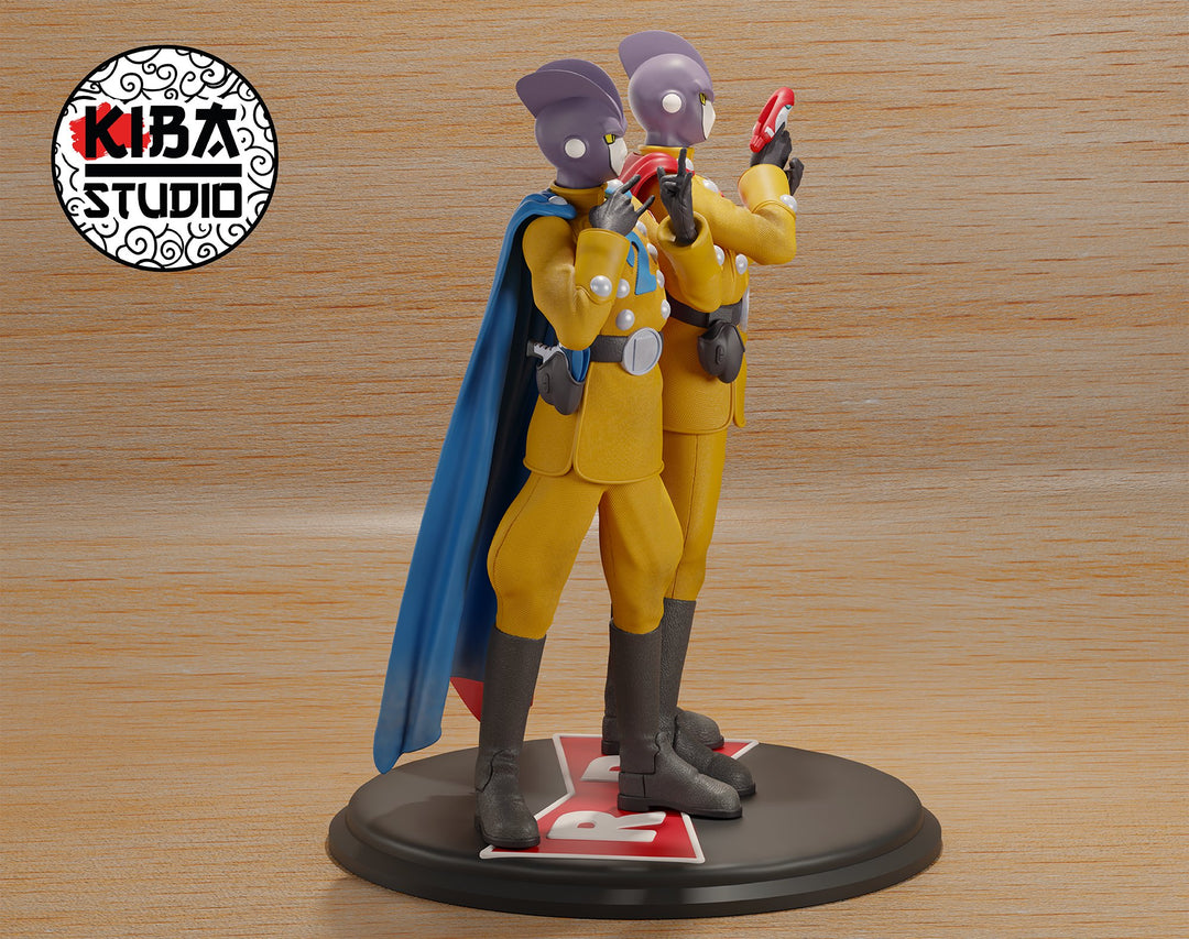 Figuras de Resina de Gamma 1 y Gamma 2: La Fuerza de Red Ribbon de Dragon Ball Super Super Hero a tu Alcance