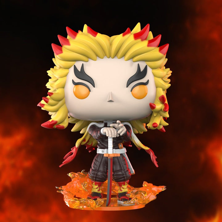 Rengoku de Kimetsu no Yaiba - Figura Chibi de Resina Exclusiva