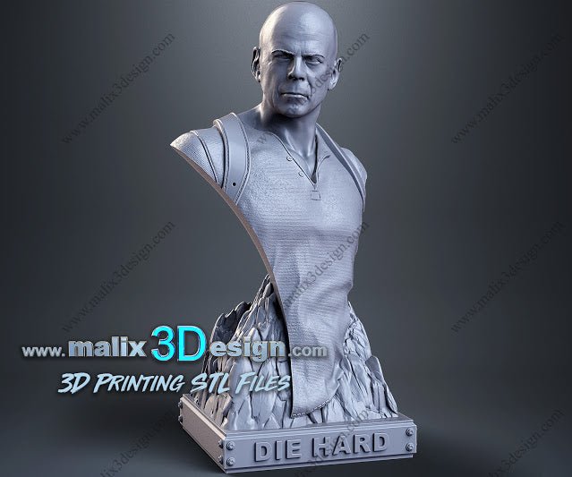 JOHN MCCLANE (BUSTO) DE MALIX3DESING