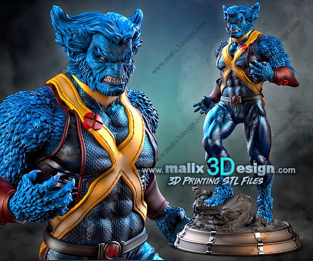 THE BEAST X-MAN DE MALIX3DESING
