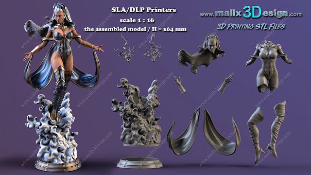 STORM X-MEN BY MALIX3DESING (Unpainted Assembly Kit) / Painted to order!