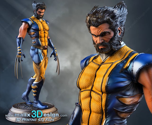 WEAPON X WOLVERINE X-MEN DE MALIX3DESING